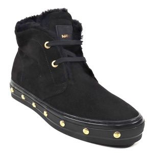 BALDININI 🇮🇹 WOMEN'S BLACK SUEDE WINTER BOOTIE